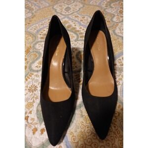Calvin Klein Black Pointed Toe Heels Pumps Classic‎ Career Party Shoes size 8US